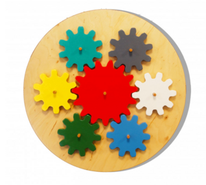 Бизиборд «Цветные шестеренки» - fgospostavki.ru - Салехард