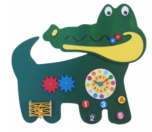 Бизиборд «Зеленый крокодил» - fgospostavki.ru - Салехард