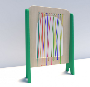 Дидактическая панель с цветными шнурочками - fgospostavki.ru - Салехард