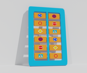 Игровая панель «Дорожные знаки»  - fgospostavki.ru - Салехард