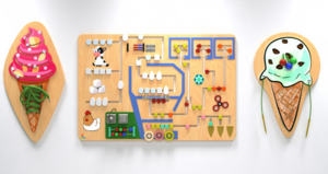 Комплект бизибордов «Фабрика мороженого» - fgospostavki.ru - Салехард