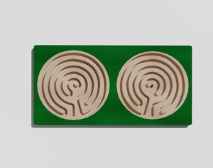 Межполушарная доска №10 зеленая - fgospostavki.ru - Салехард