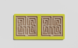 Межполушарная доска №13 желтая - fgospostavki.ru - Салехард