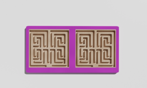 Межполушарная доска №13 фиолетовая - fgospostavki.ru - Салехард