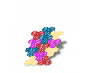 Настенная панель сборная (12 шт) - fgospostavki.ru - Салехард