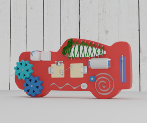 Бизиборд «Машинка» - fgospostavki.ru - Салехард