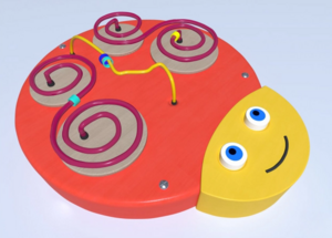 Настенный игровой элемент в виде головы гусеницы - fgospostavki.ru - Салехард