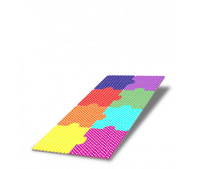 Настенная панель «Разноцветные пазлы» - fgospostavki.ru - Салехард