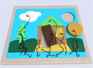 Настенная панель «Домик» - fgospostavki.ru - Салехард