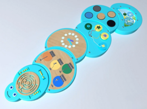 Развивающая панель «Гусеница» - fgospostavki.ru - Салехард