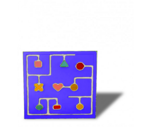 Развивающая панель для изучения движения фигур - fgospostavki.ru - Салехард