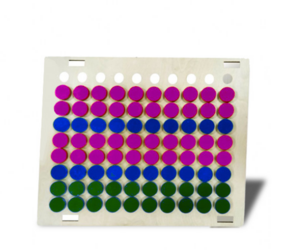 Тактильно-развивающая панель «Цветные фигурки» - fgospostavki.ru - Салехард