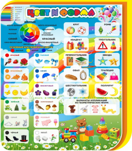 Стенд "Цвет и форма" - fgospostavki.ru - Салехард