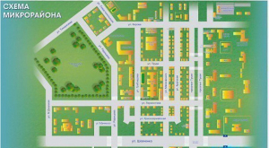 Магнитно-маркерная доска "Схема микрорайона" - fgospostavki.ru - Салехард