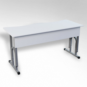 Стол 'Архимед ТР' 2-х местный регулируемый с эргономичной столешницей - fgospostavki.ru - Салехард