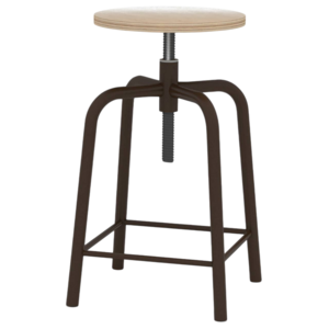 Табурет рабочий (винтовой механизм регулировки высоты сиденья) - fgospostavki.ru - Салехард