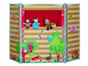 Учебный комплект "Домашний театр" с тематическими фигурками для представлений - fgospostavki.ru - Салехард