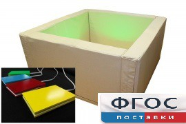 Сухой бассейн вибромузыкальный с клавишами управления (150х150х66 сантиметров) - fgospostavki.ru - Салехард