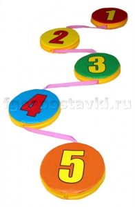 Дорожка "Змейка-шагайка-геометрическая" с цифрами - fgospostavki.ru - Салехард