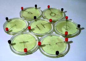 Демонстрационный комплект «Силовые линии электрического поля разных систем зарядов» - fgospostavki.ru - Салехард