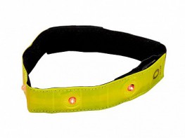 Световозвращающий светодиодный браслет на текстильной застежке - fgospostavki.ru - Салехард