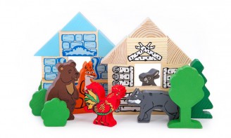 Комплект игрушек для сказкотерапии "Зайкина избушка" - fgospostavki.ru - Салехард