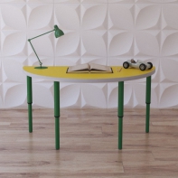 Стол растущий на регулируемых ножках «Половинка» - fgospostavki.ru - Салехард