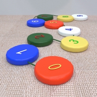 Игровой набор Цифры-шагайка - fgospostavki.ru - Салехард