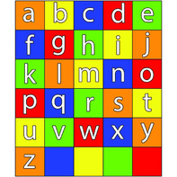 Тематическое поле-маршрутизатор «Английский алфавит» для мини-робота Bee-Bot/Blue-Bot - fgospostavki.ru - Салехард