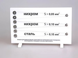 Прибор для демонстрации зависимости сопротивления проводника от его длины, сечения и материала - fgospostavki.ru - Салехард