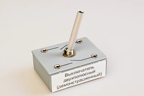 Выключатель двухполюсный (демонстрационный) - fgospostavki.ru - Салехард