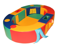 Манеж овальный 150х100х30 сантиметров - fgospostavki.ru - Салехард