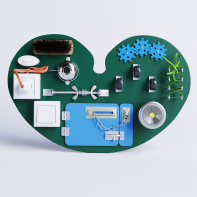 Бизиборд «Зеленое сердце» - fgospostavki.ru - Салехард