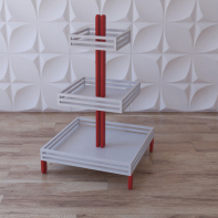 Стеллаж демонстрационный "Эйфелева башня" - fgospostavki.ru - Салехард