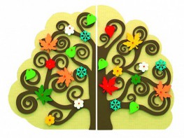 Сенсомоторное декоративно-развивающее панно "Времена года" - fgospostavki.ru - Салехард