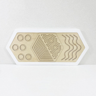 Декоративная тактильная панель - «Рельефные формы» - fgospostavki.ru - Салехард