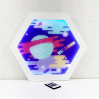 Декоративная тактильная панель с подсветкой - «Сатурн» - fgospostavki.ru - Салехард