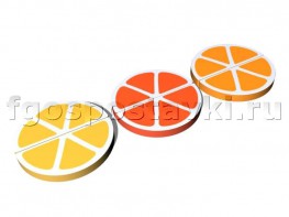 Мат "Дольки апельсина, грейпфрута" - fgospostavki.ru - Салехард