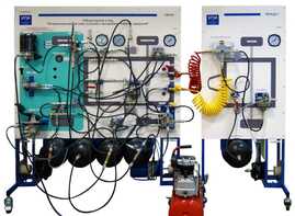 Лабораторный стенд «Пневматическая система грузового автомобиля КАМАЗ с прицепом» - fgospostavki.ru - Салехард