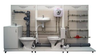 Учебный трехмодульный стенд «Слесарь - сантехник» - fgospostavki.ru - Салехард