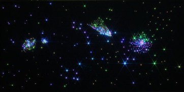 Напольный фиброоптический ковер "Млечный путь" 200х100, 300 точек - fgospostavki.ru - Салехард