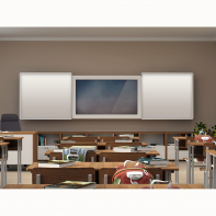 «Фибоначчи» - Интерактивная раздвижная доска с магнитно-маркерной поверхностью - fgospostavki.ru - Салехард