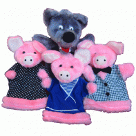 Набор перчаточных кукол "Три поросенка" - fgospostavki.ru - Салехард