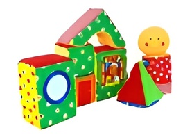 Развивающая игрушка для детей с нарушением зрения "Конструктор Колобок" - fgospostavki.ru - Салехард