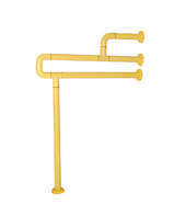 Поручень напольно-настенный с антибактериальным покрытием (желтый) - fgospostavki.ru - Салехард