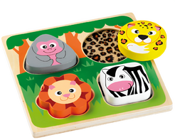 Тактильные пазлы "Сафари" - fgospostavki.ru - Салехард