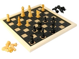 Шахматы тактильные (34х34 см) - fgospostavki.ru - Салехард
