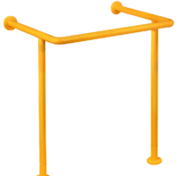 Поручень с антибактериальным покрытием (желтый) - fgospostavki.ru - Салехард