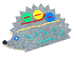 Игра-шнуровка для слабовидящих детей "Ежик" - fgospostavki.ru - Салехард