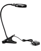 Лупа настольная на прищепке с подсветкой (5х) - fgospostavki.ru - Салехард